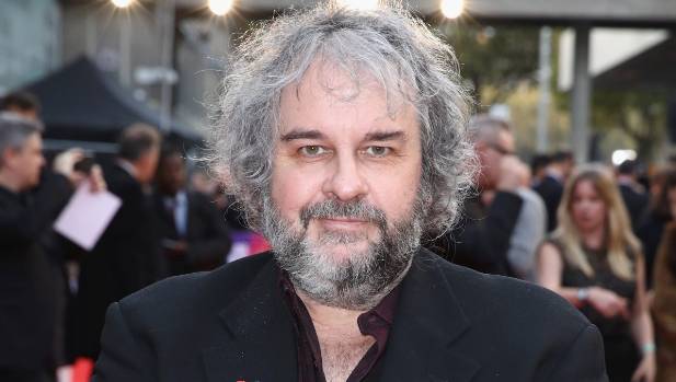Red carpet image of They Shall Not Grow Old film director Peter Jackson